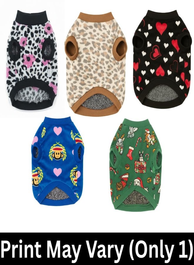 PET FUN Velvet Dog Sweater for All Dogs & Cats | Soft, Warm Winter Pet Pullover | Cute Pet Apparel Outfit Clothes for Puppy, Chihuahua, Yorkie, All Breeds - 1Pcs Random Colour & Design (L - 18 No.) - Image 2